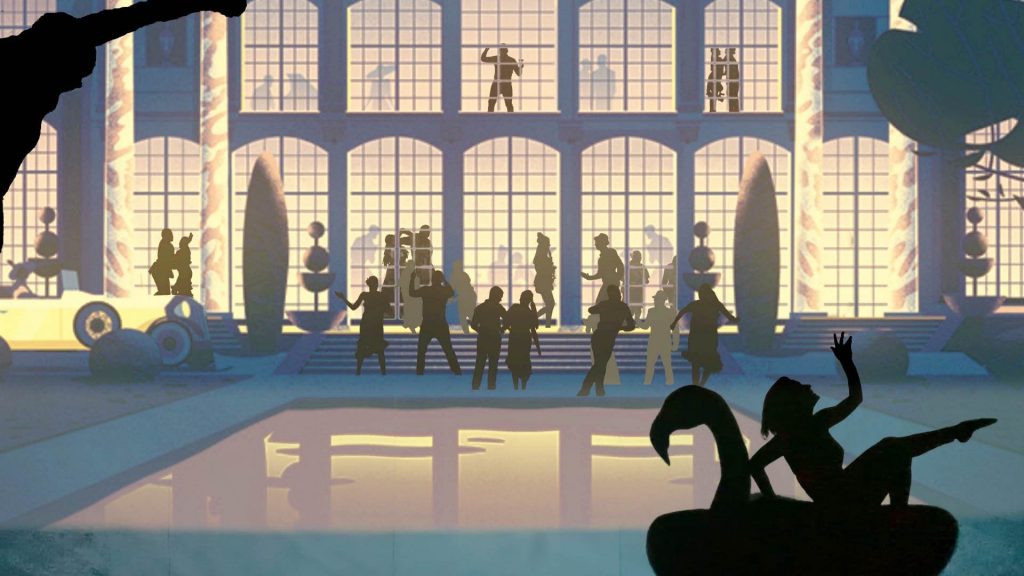 Swimming Pool, Shadow Theatre Verba, Great Gatsby, театр тіней